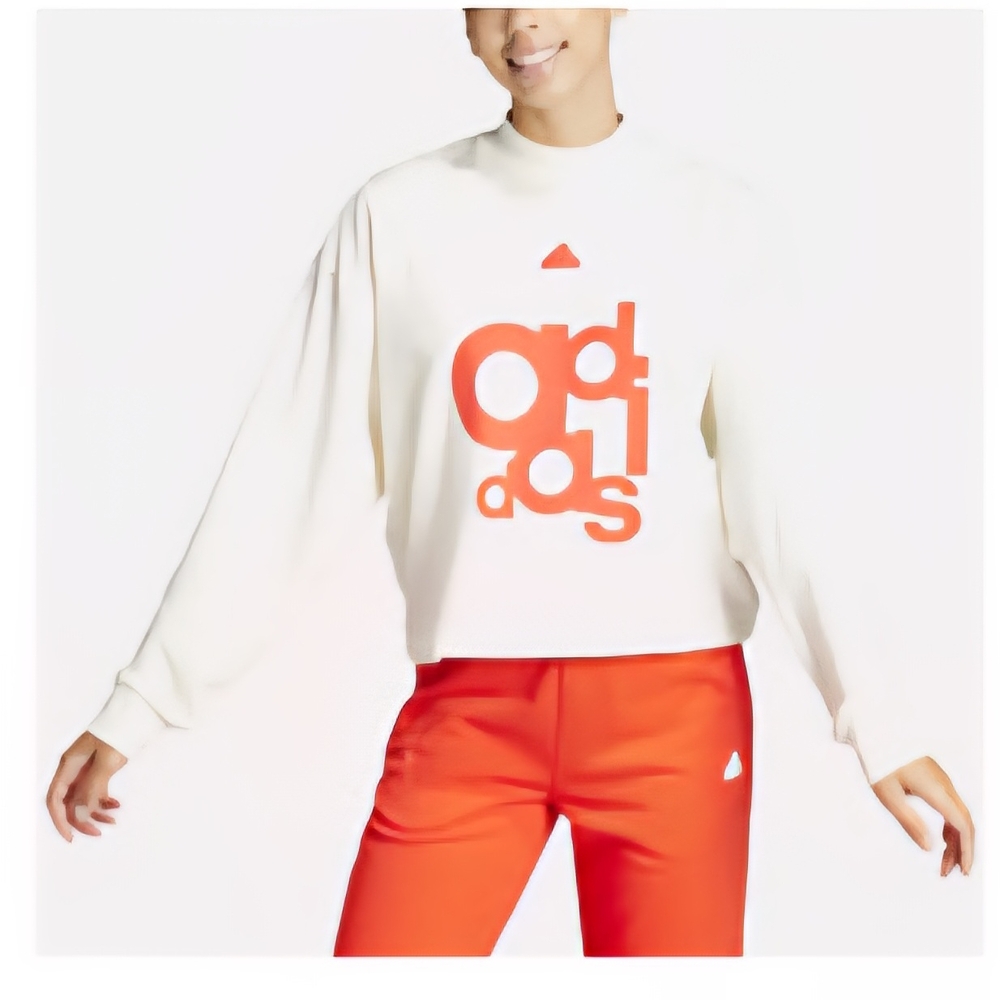 Adidas Oversized Long Sleeve Sweatshirt sz Large